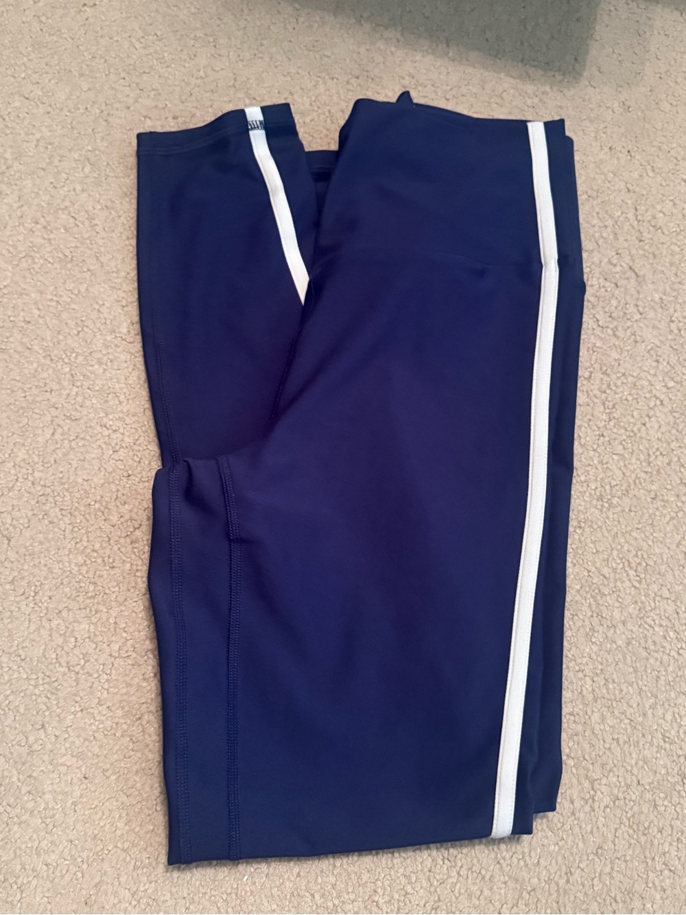 Navy Side Stripe YPB sculptLUX legging